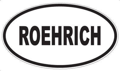 ROEHRICH - Oval Magnet