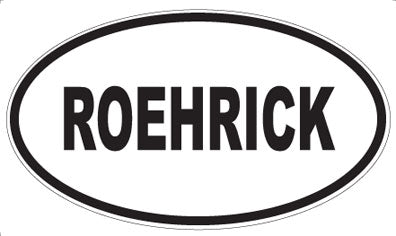 ROEHRICK - Oval Magnet