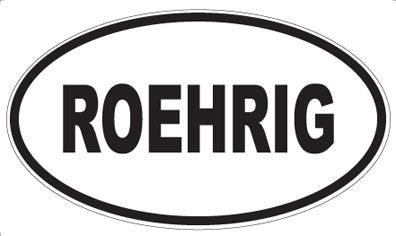 ROEHRIG - Oval Magnet