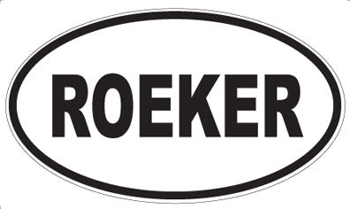 ROEKER - Oval Magnet