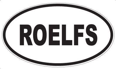 ROELFS - Oval Magnet