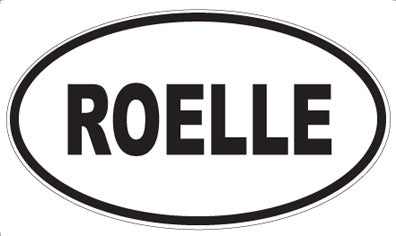 ROELLE - Oval Sticker
