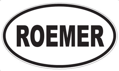 ROEMER - Oval Sticker