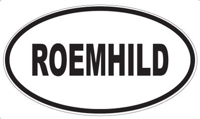 ROEMHILD - Oval Sticker