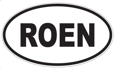 ROEN - Oval Magnet
