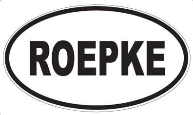 ROEPKE - Oval Magnet