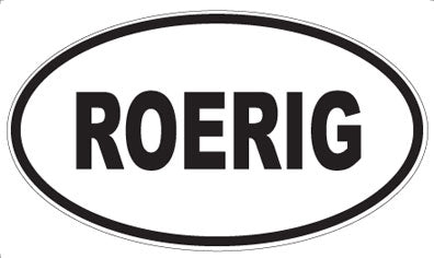 ROERIG - Oval Magnet