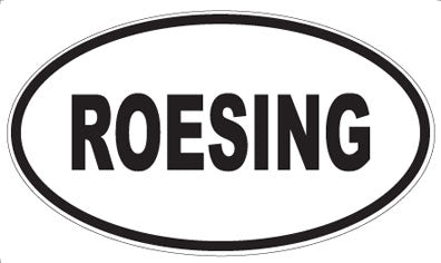 ROESING - Oval Magnet
