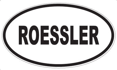 ROESSLER - Oval Magnet