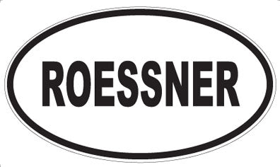 ROESSNER - Oval Magnet