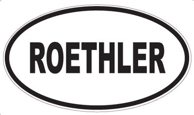 ROETHLER - Oval Magnet