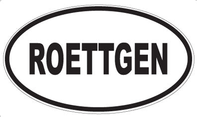 ROETTGEN - Oval Sticker