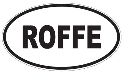 ROFFE - Oval Sticker