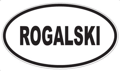 ROGALSKI - Oval Magnet