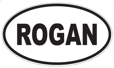ROGAN - Oval Magnet