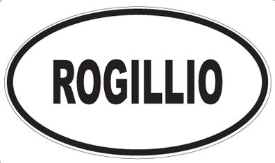 ROGILLIO - Oval Magnet