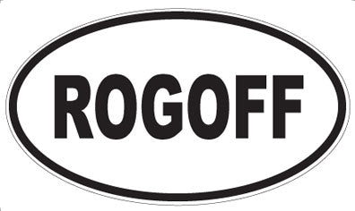 ROGOFF - Oval Magnet
