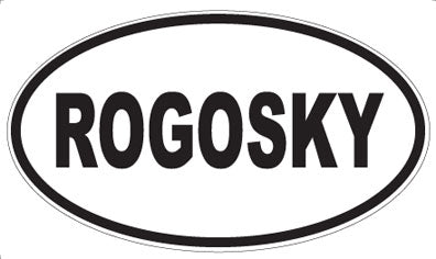 ROGOSKY - Oval Magnet