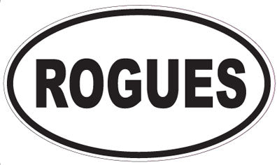 ROGUES - Oval Sticker