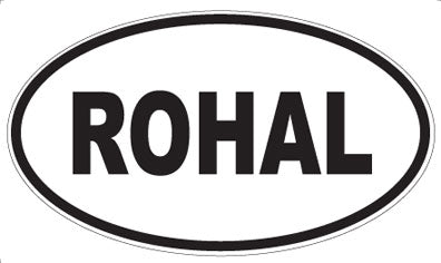 ROHAL - Oval Sticker