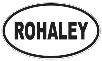 ROHALEY - Oval Magnet