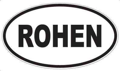 ROHEN - Oval Magnet
