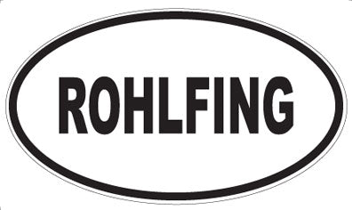 ROHLFING - Oval Magnet