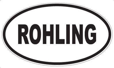 ROHLING - Oval Sticker