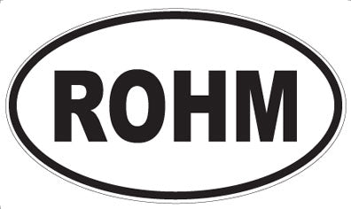ROHM - Oval Sticker