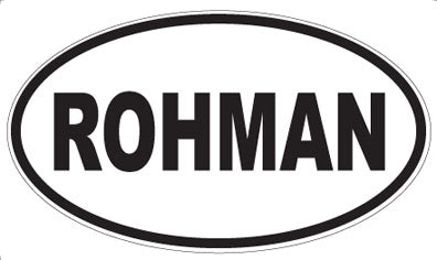 ROHMAN - Oval Magnet