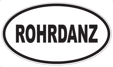 ROHRDANZ - Oval Magnet