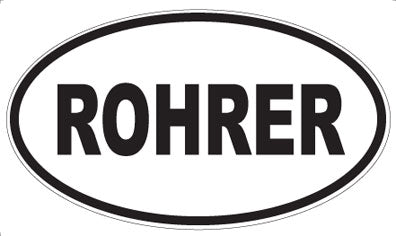 ROHRER - Oval Magnet