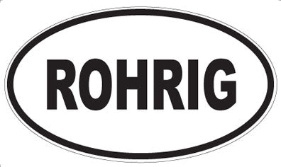 ROHRIG - Oval Magnet