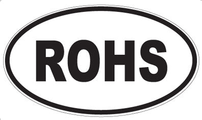 ROHS - Oval Sticker