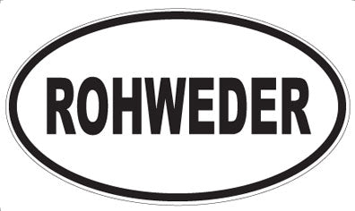 ROHWEDER - Oval Magnet