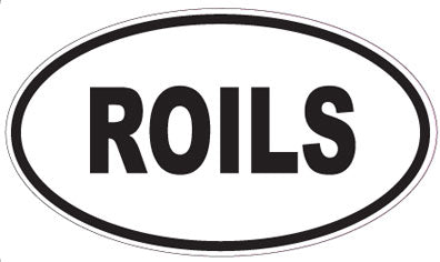 ROILS - Oval Sticker
