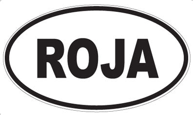ROJA - Oval Magnet