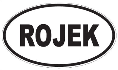 ROJEK - Oval Magnet