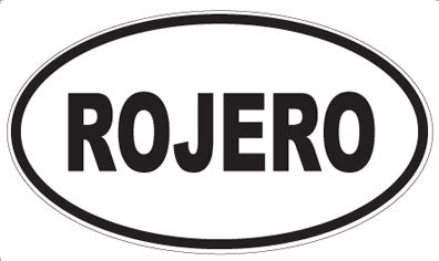ROJERO - Oval Sticker