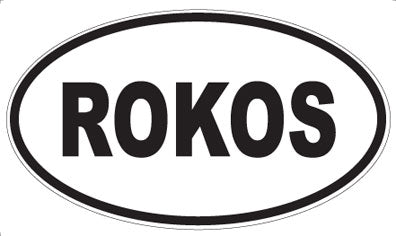 ROKOS - Oval Sticker