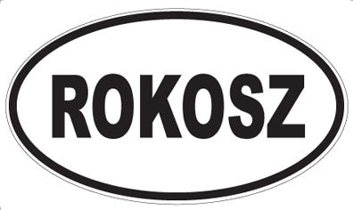 ROKOSZ - Oval Sticker