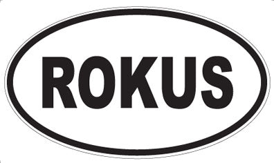ROKUS - Oval Sticker