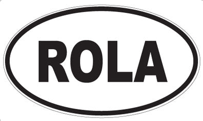 ROLA - Oval Sticker