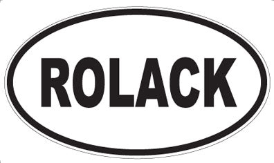 ROLACK - Oval Sticker