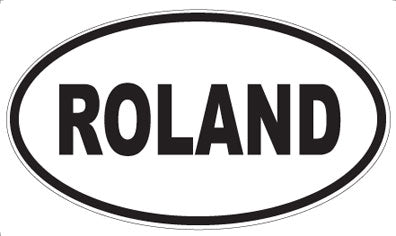 ROLAND - Oval Magnet