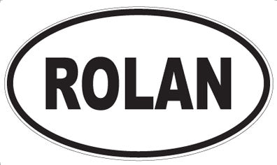ROLAN - Oval Magnet