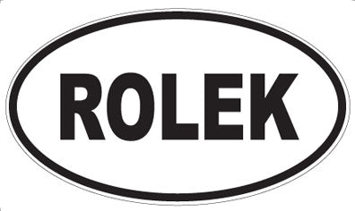 ROLEK - Oval Magnet