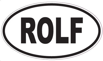 ROLF - Oval Sticker