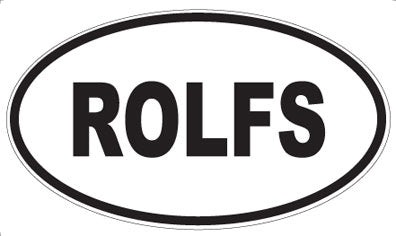 ROLFS - Oval Sticker