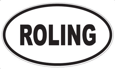 ROLING - Oval Magnet